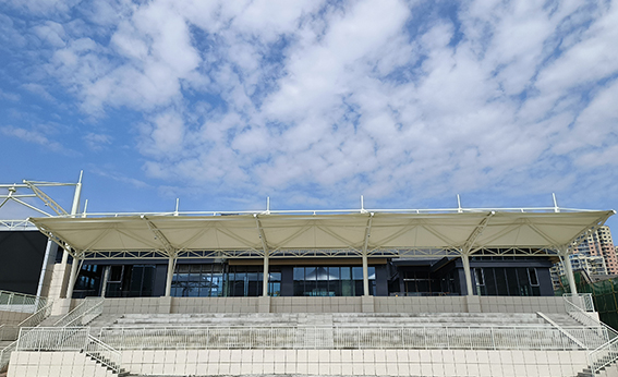 Sichuan Vocational and Technical College Lithium Technology construction project bleacher membrane structure project