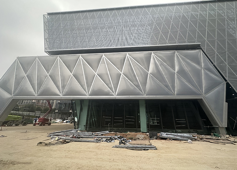 Wanhao ETFE two layers air cushion curtain wall tensile structure project