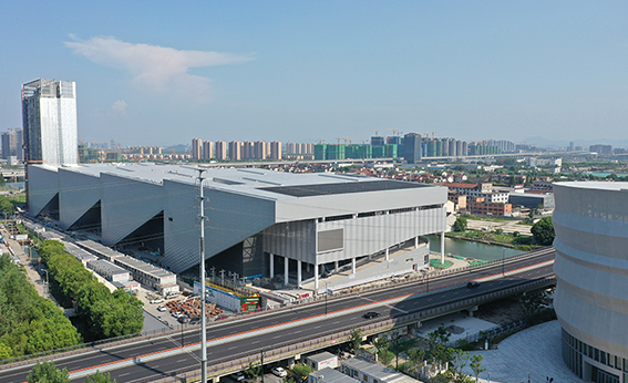 Shaoxing International Convention and Exhibition Center C1 exhibition hall curtain wall grid membrane project