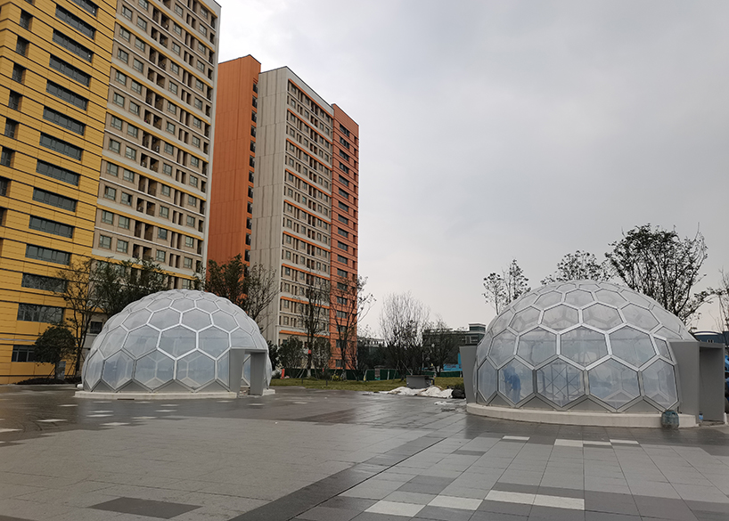 The five-star bazaar steel etfe membrane structure