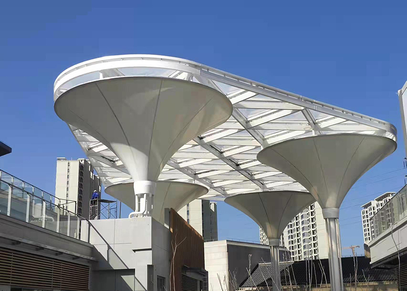 ETFE air cushion roof  canopy project