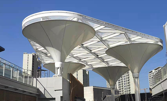 Taizhou Dabanqiao ETFE Air Pillow Sky Screen Project