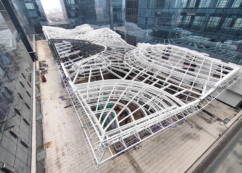 Bodosen Valley project atrium steel structure engineering