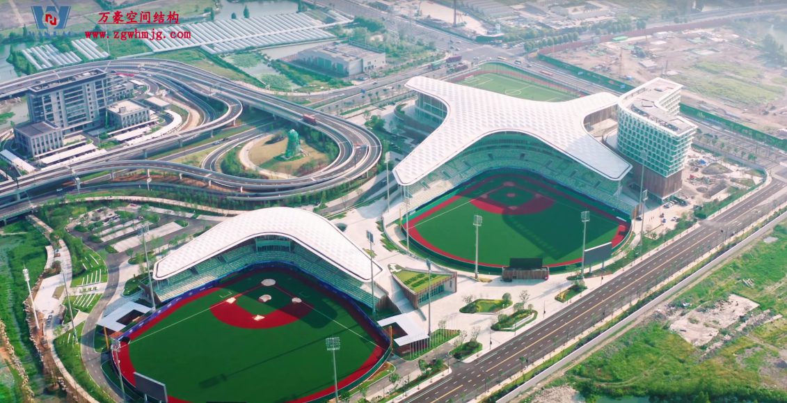 Hangzhou Asian Games baseball and softball hall PTFE roof