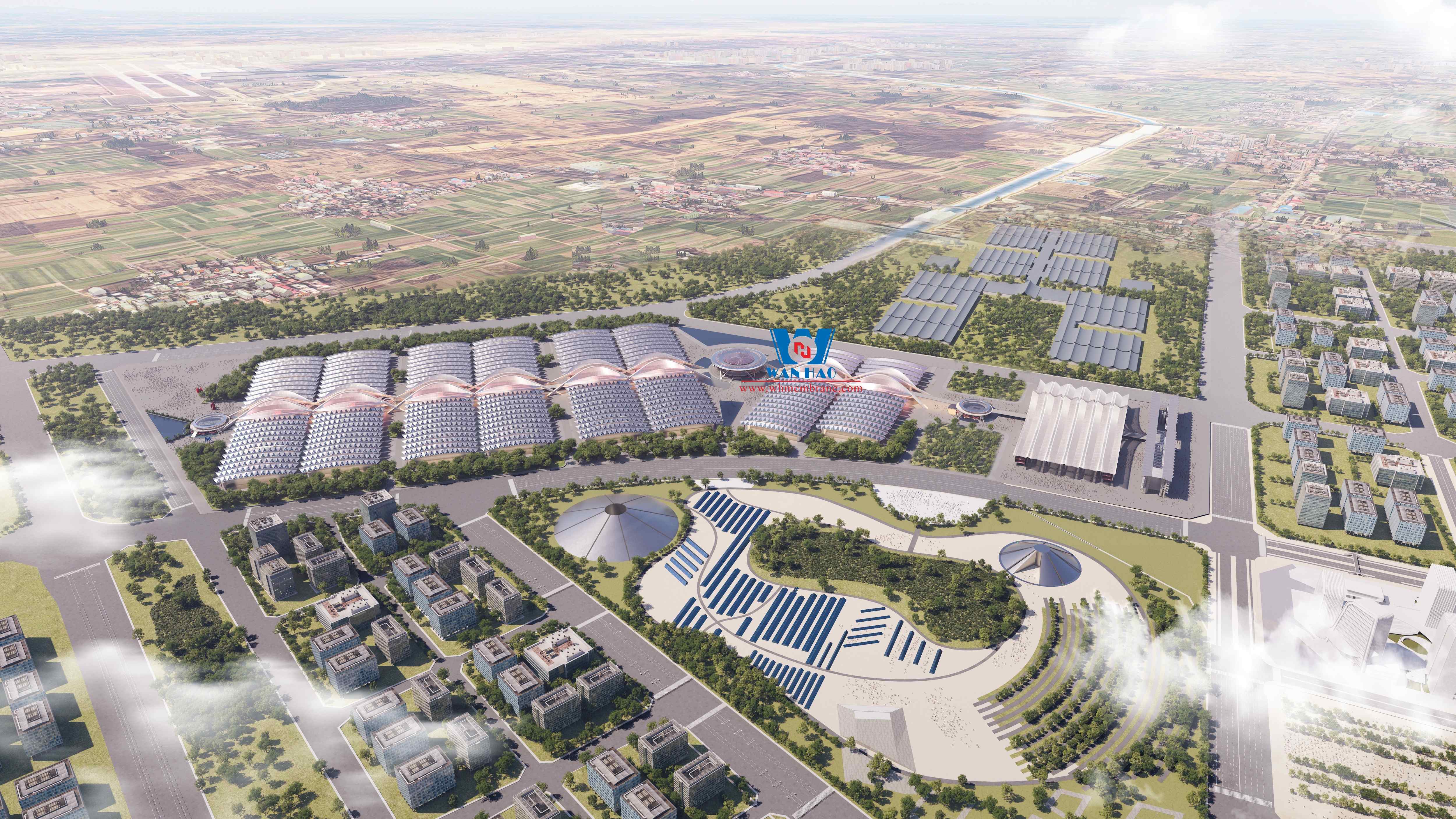 Zhengzhou Zhongyuan International Convention and Exhibition Center Construction Achieved a Breakthrough