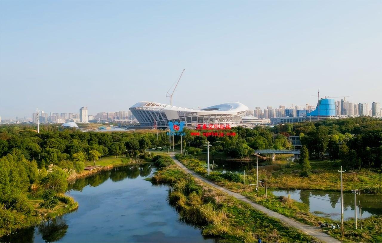 ETFE Air Pillow Structure Canopy for Wuxi Olympic Sports Center in China
