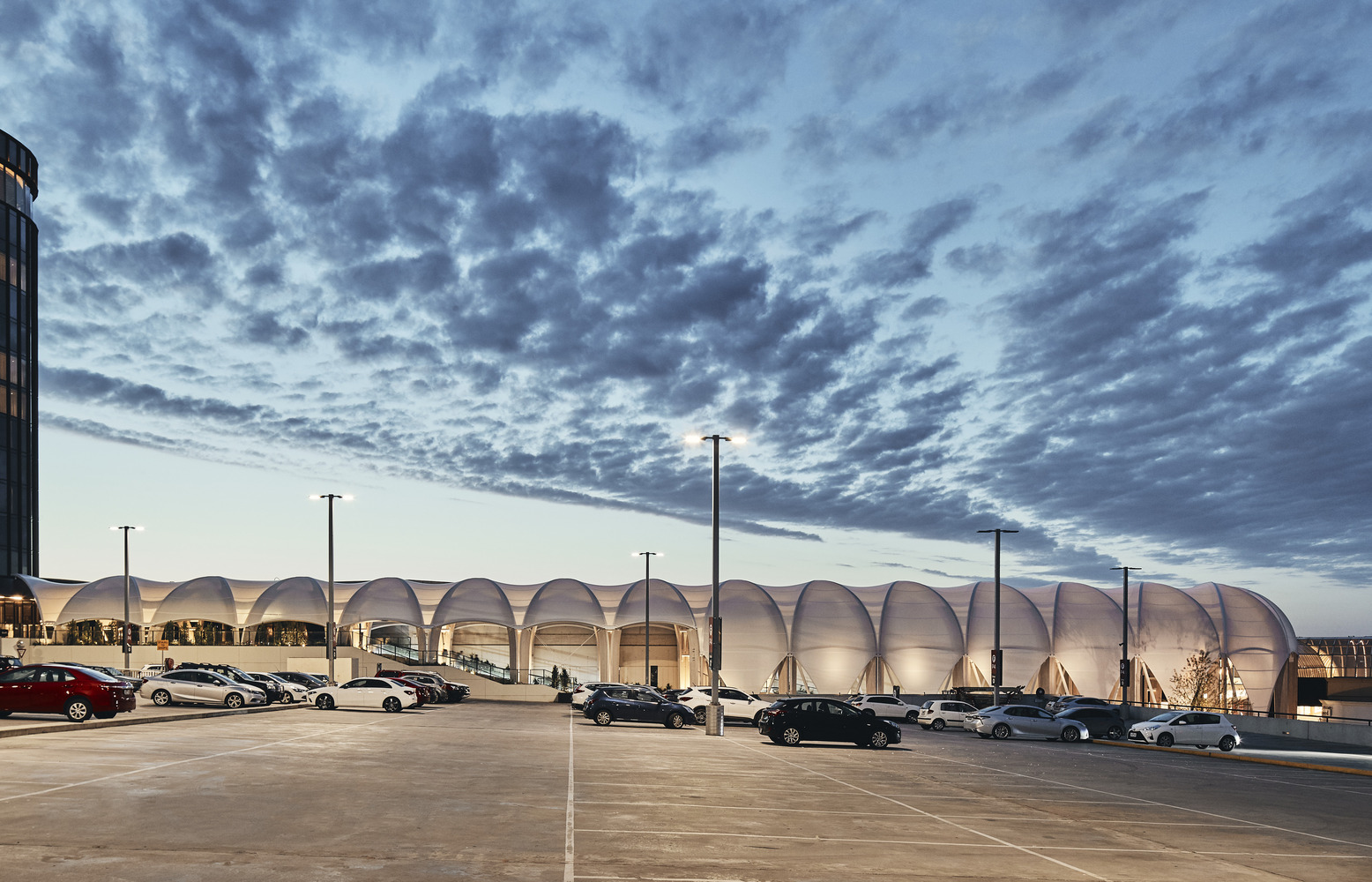 PTFE Membrane Dome Structure for The Link Walkway Canopy in Australia
