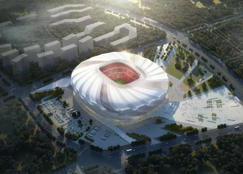 Chongqing Longxing Professional Football Stadium in China