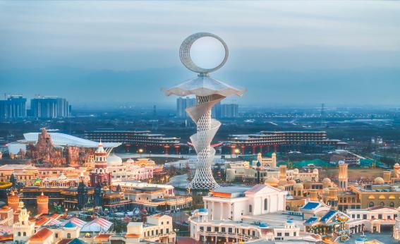 Xi 'an Silk Road Tower ETFE membrane structure
