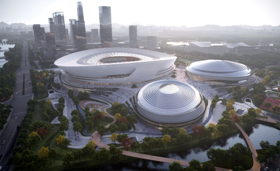 Hangzhou International Sports Center PTFE Membrane Structure Project
