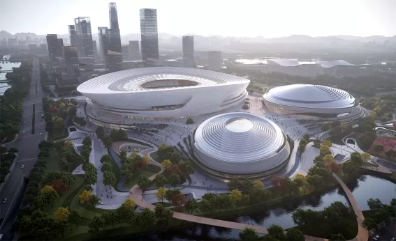 Hangzhou International Sports Center PTFE Membrane Structure Project