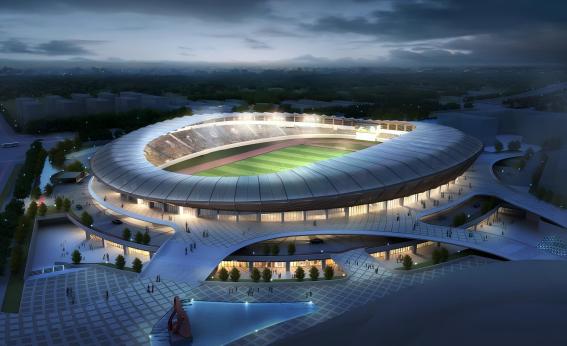 Pingyang Sports Center PTFE Membrane Structure