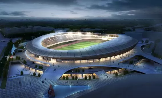 Pingyang Sports Center PTFE Membrane Structure