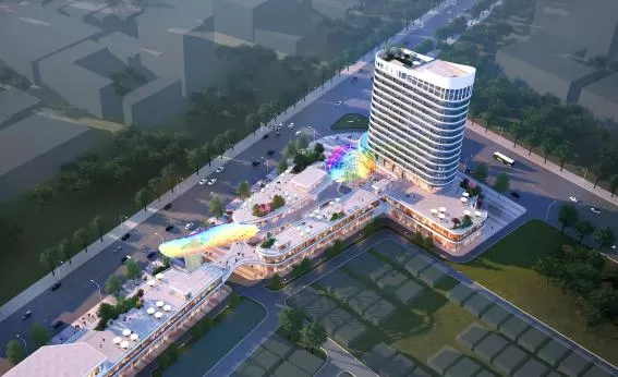 Guangzhou Maoming Zonghui Tianjie Commercial Street ETFE Membrane Structure Project