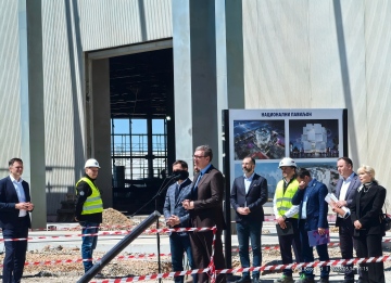 Vučić visited the construction site and praised the China-Serbia cooperation project