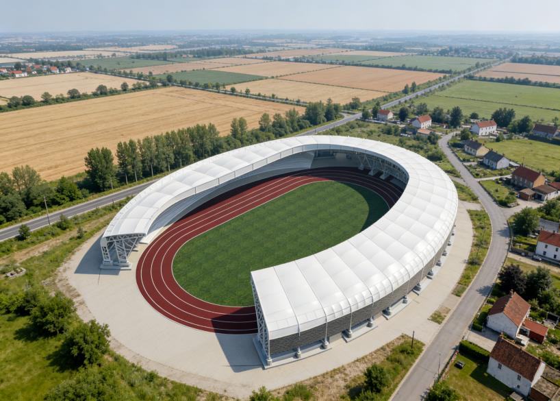 PTFE Membrane Roofing for the Bamako Modibo Keita  Stadium in Mali