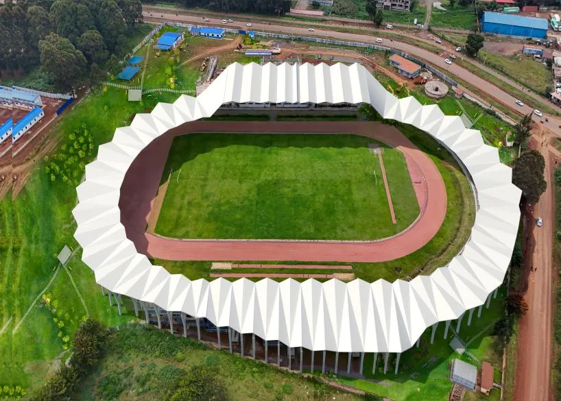 PTFE Membrane Roofing and Steel Structure for the Kipkogu Kenno Stadium in Kenya