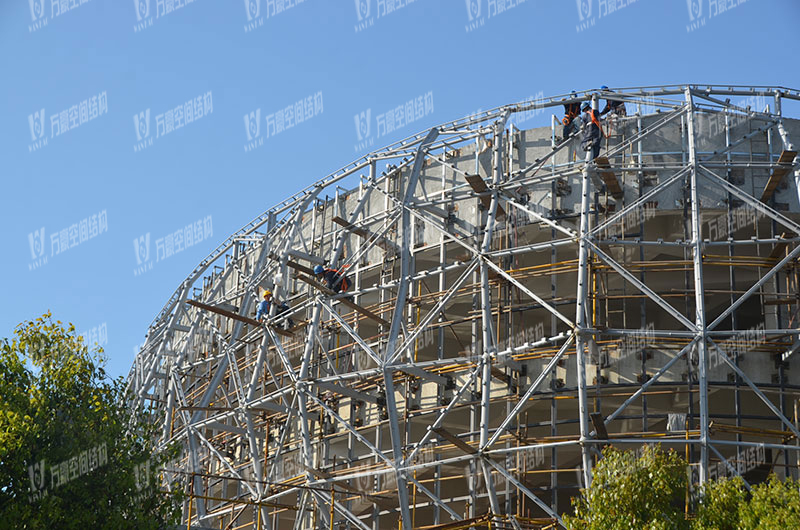 Phase Motor Exhibition Hall Mesh Facade Membrane Structure Project