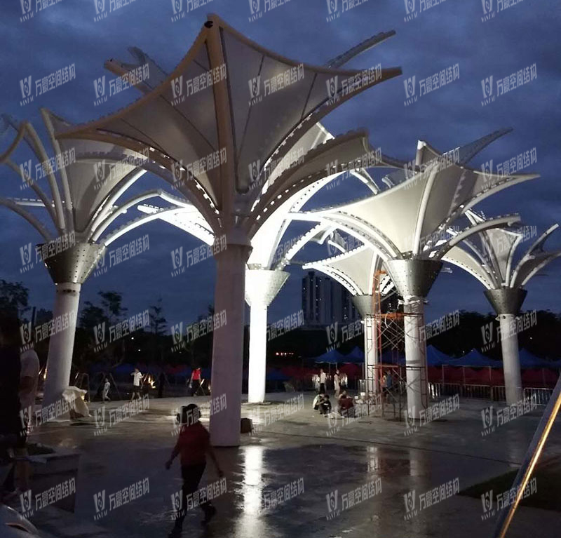 Dongguang Dongjiangxian PTFE Mesh Coating Membrane Structure Project