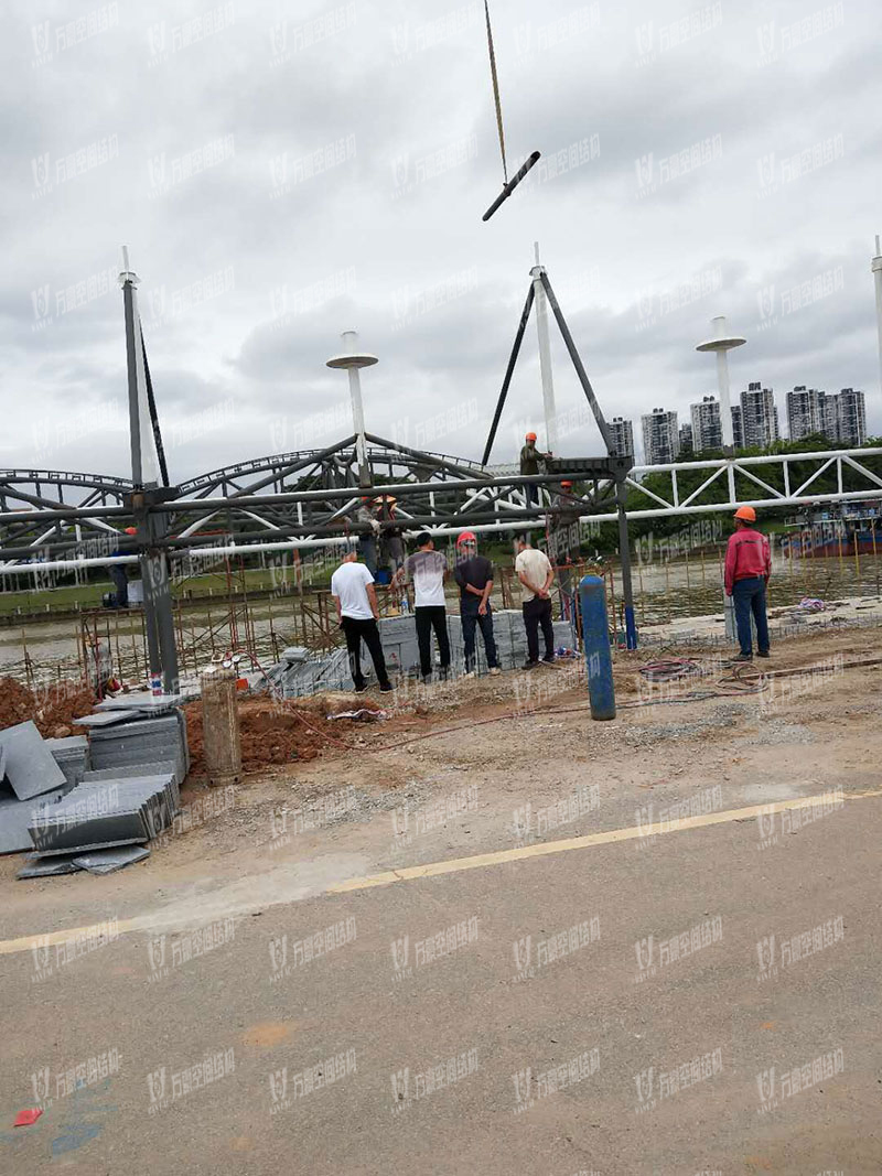 Dragon Boat Plaza Competition Stand Membrane Structure Project