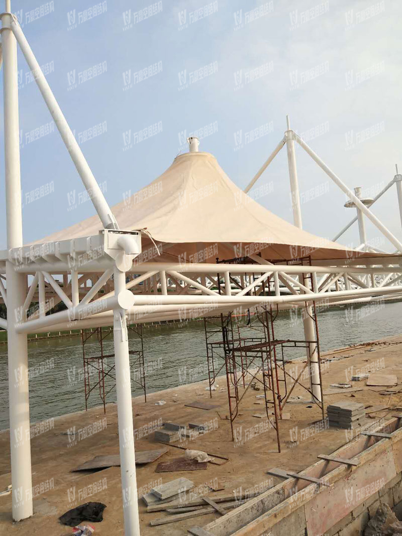 Dragon Boat Plaza Competition Stand Membrane Structure Project
