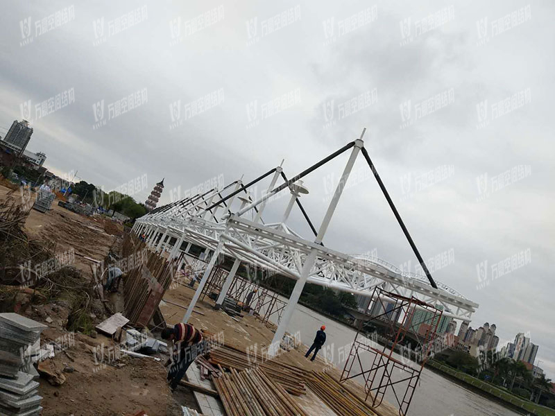Dragon Boat Plaza Competition Stand Membrane Structure Project