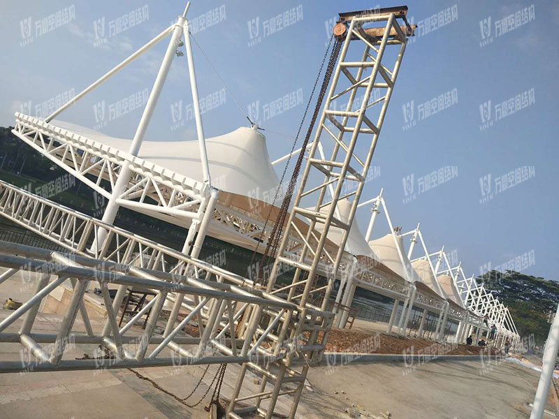 Dragon Boat Plaza Competition Stand Membrane Structure Project