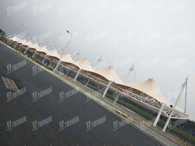Dragon Boat Plaza Competition Stand Membrane Structure Project