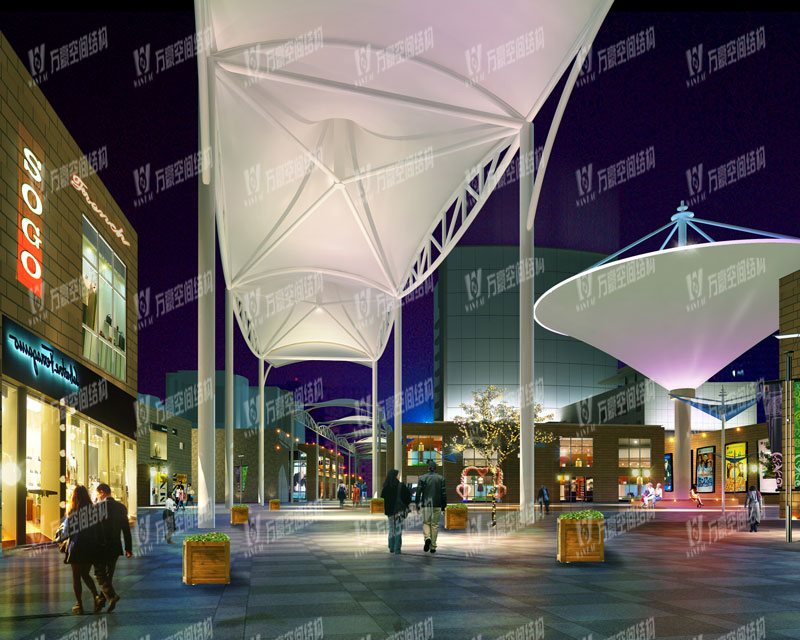 Zhoushan Hengduhui Commercial Plaza Membrane Structure Project