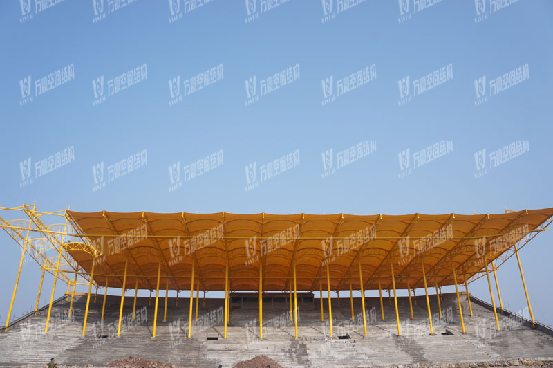 Hengdian Yuanming New Garden Flower Lark Stand Membrane Structure Project