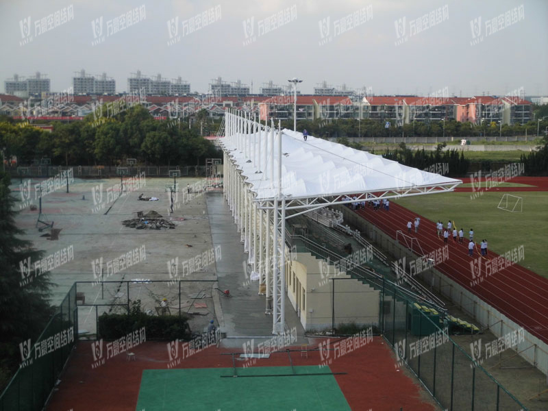 Shanghai Qingpu Middle School Stadium Membrane Structure Project