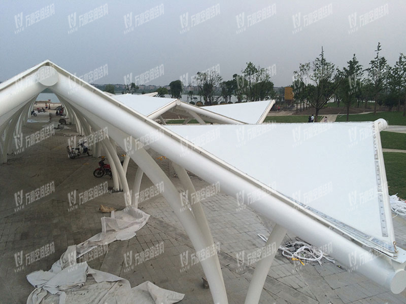 Haining Longdu Lake Landscape Shade Membrane Structure Project