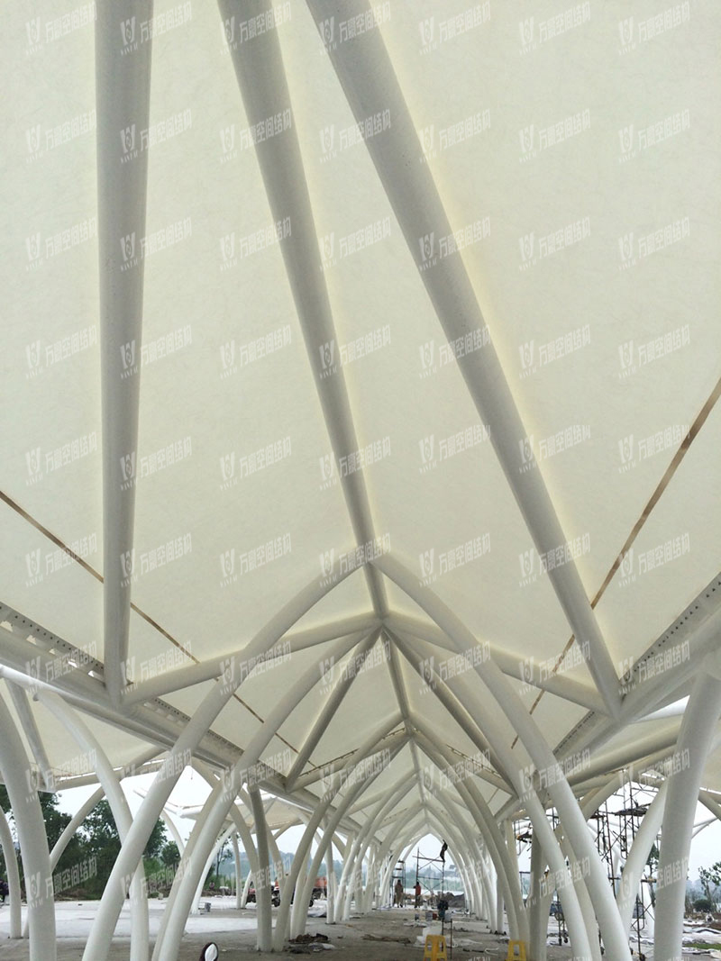 Haining Longdu Lake Landscape Shade Membrane Structure Project