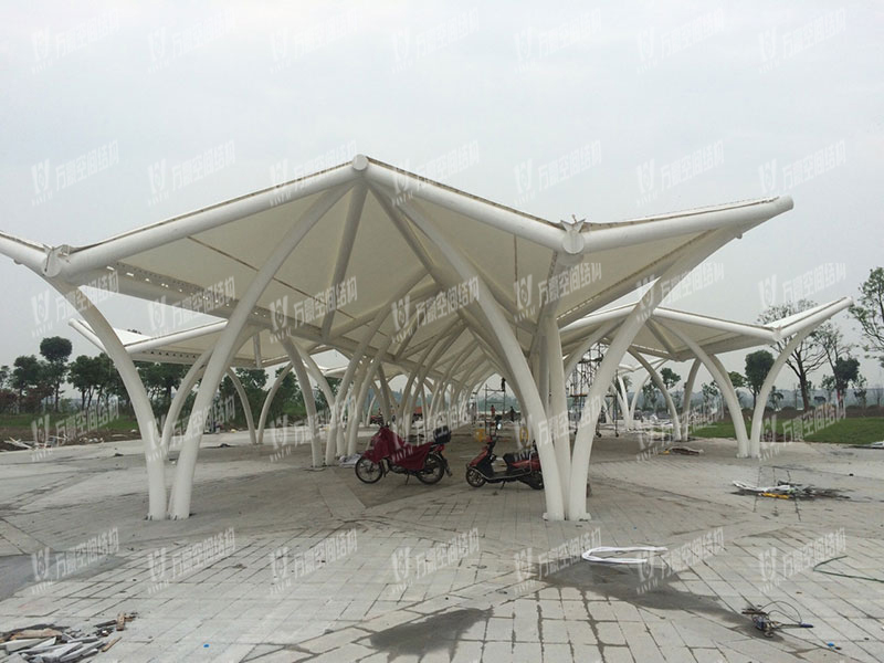 Haining Longdu Lake Landscape Shade Membrane Structure Project