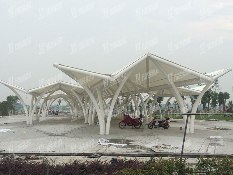 Haining Longdu Lake Landscape Shade Membrane Structure Project