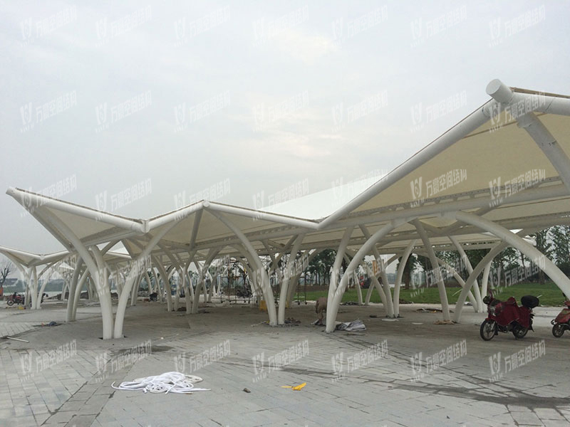 Haining Longdu Lake Landscape Shade Membrane Structure Project