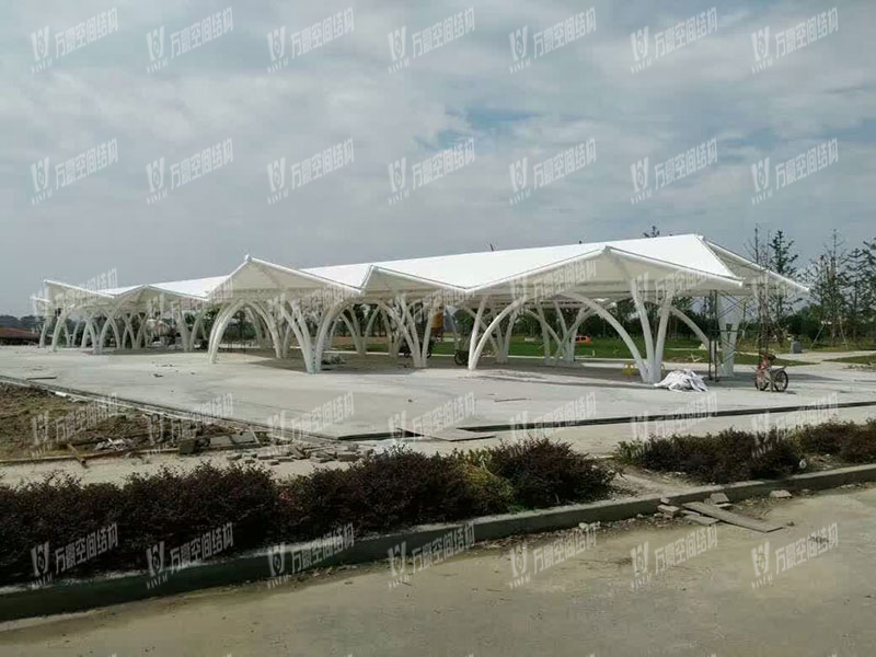 Haining Longdu Lake Landscape Shade Membrane Structure Project