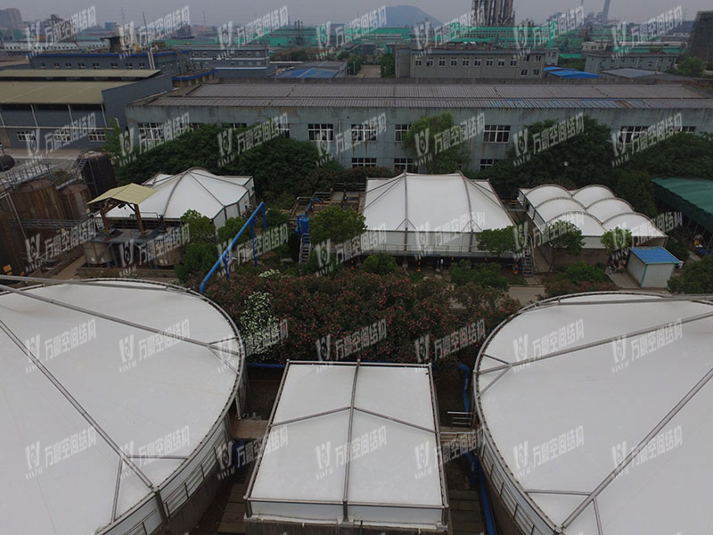 Shangyu Taisheng Chemical Sewage Pool Canopy Membrane Structure Project
