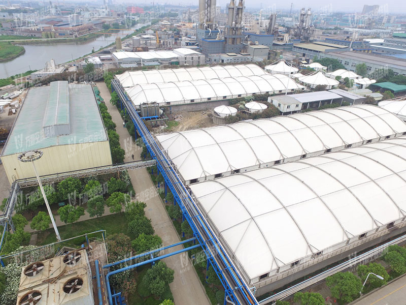 Shangyu Taisheng Chemical Sewage Pool Canopy Membrane Structure Project