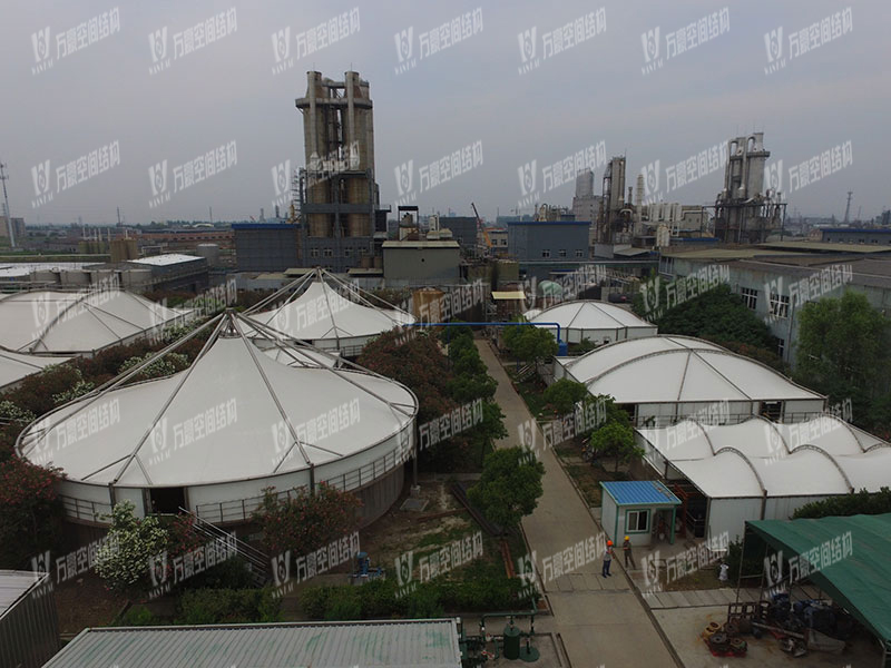 Shangyu Taisheng Chemical Sewage Pool Canopy Membrane Structure Project